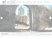 Tablet Screenshot of monasterioderioseco.com